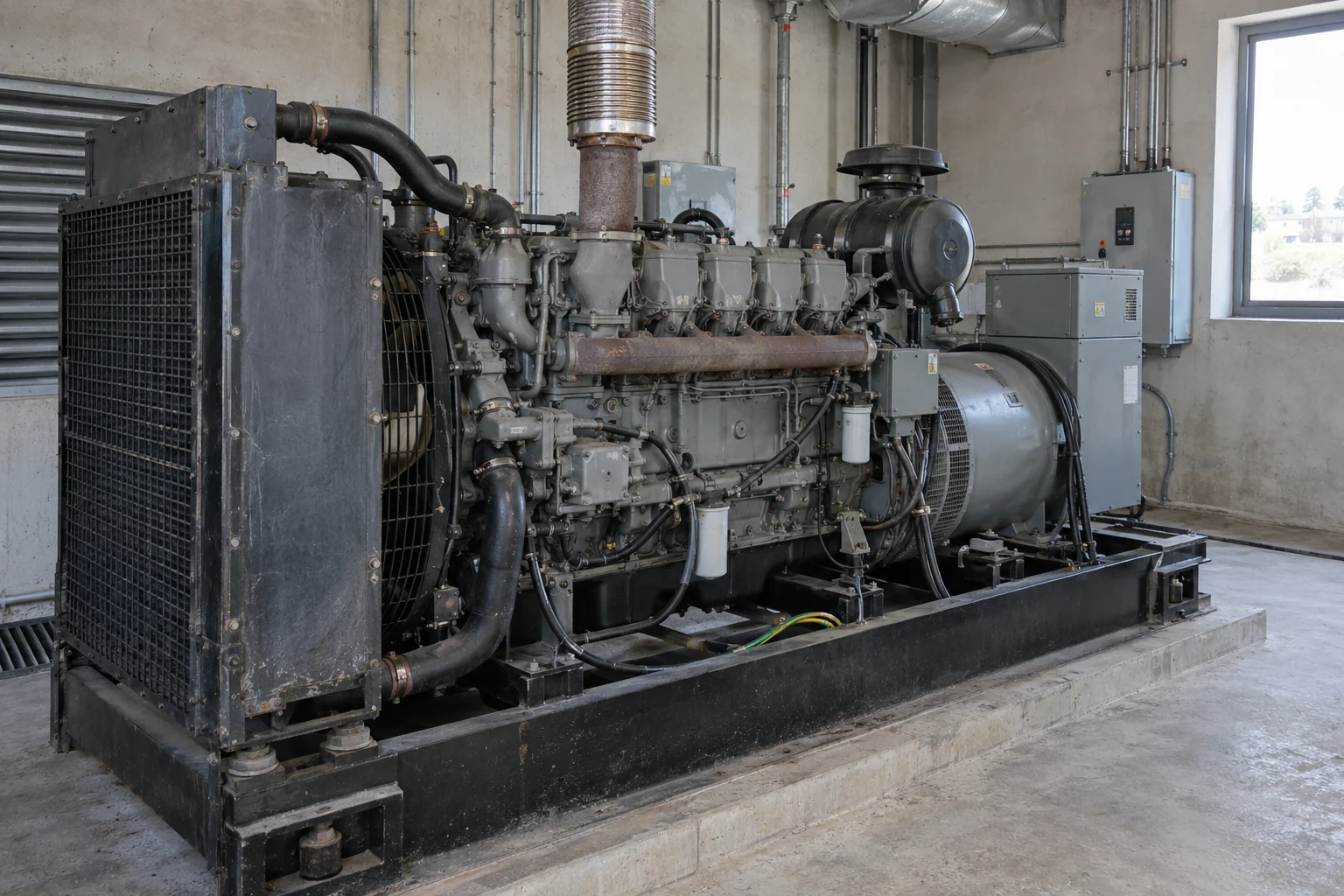 Generadores eléctricos — imagen referencial