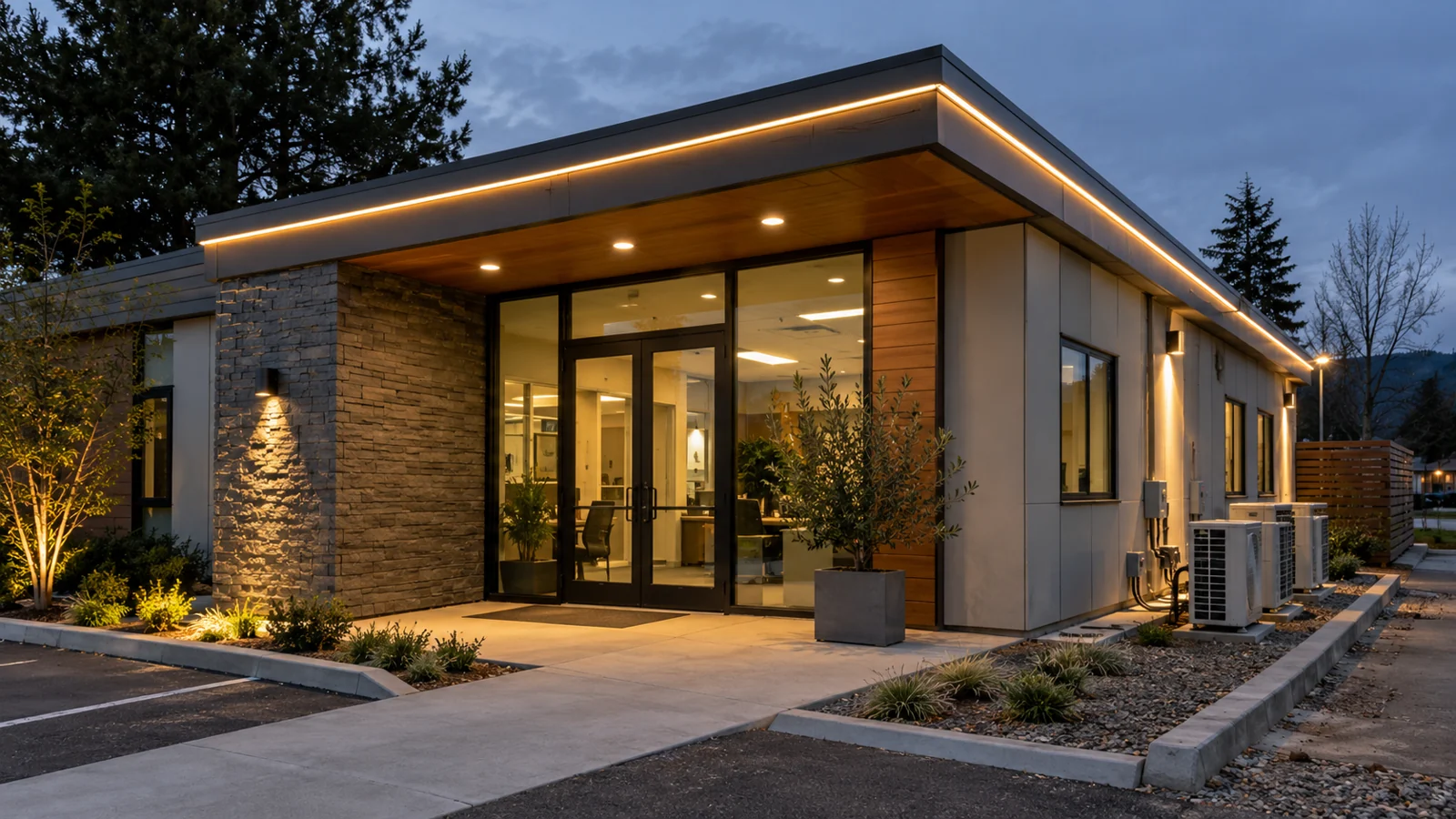 Iluminación arquitectónica — imagen referencial