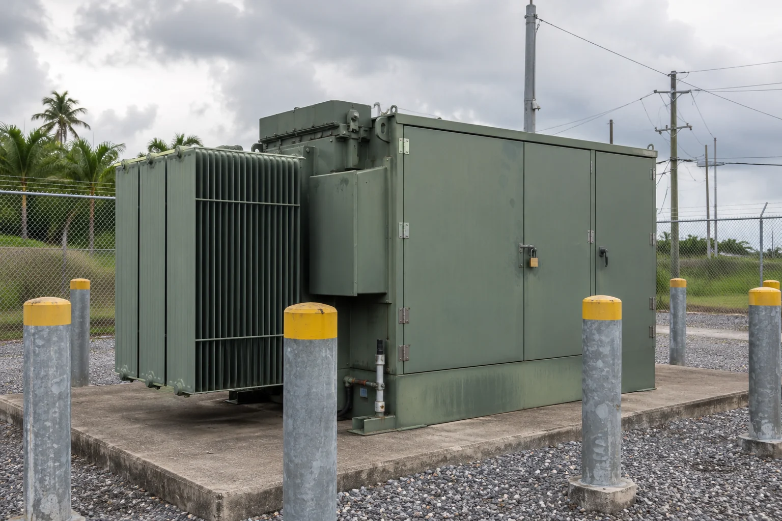 Transformadores eléctricos — imagen referencial